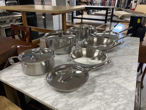 ALL-CLAD 13 Piece Stainless Steel Pot & Pan Set