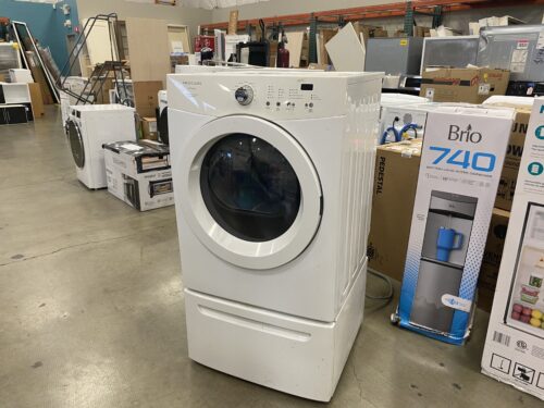 FRIGIDAIRE Affinity Dryer on Pedestal Model #FAQE7011LW0