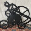 Industrial  Metal Gears Hanging Wall Clock
