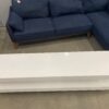 THONE Modern White Acrylic and Glass TV Stand