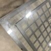 Black Steel Framed Glass Top Patio Dining Table