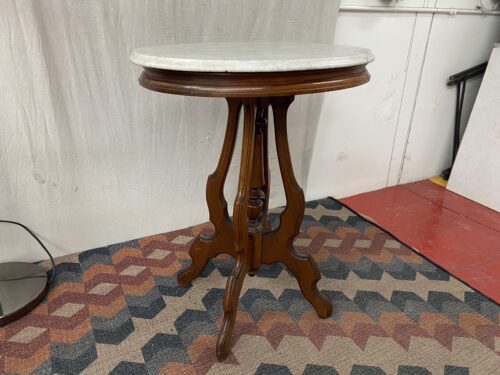 Ornate Marble Topped Side Table