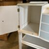 Pale Petite Vanity Table w/ 3-Drawers