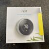 GOOGLE Nest Learning Thermostat in Stainless Steel (Battery Powered)