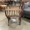 Victorian Mahogany Slatted Curule Chair