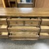 Ornate 6-Drawer Wooden Dresser w/ Mirror