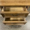Ornate Wooden 2-Drawer Nightstand