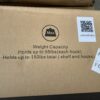 NEW! FLEXIMOUNTS 1'x4' Black Wall Shelf 1-Pack w/ Hook Set