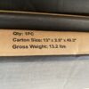NEW! FLEXIMOUNTS 1'x4' Black Wall Shelf 1-Pack w/ Hook Set