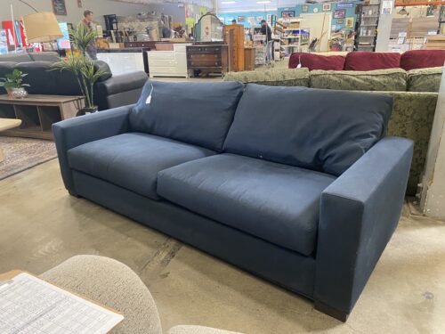 ROOM & BOARD Steely Blue Square Frame Sofa