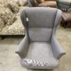 IKEA Standmon Light Grey Modern Wingback