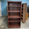 Cherry Stained 5-Shelf Bookcase