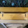 POTTERY BARN Light Oak Floating Wall Shelves
