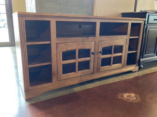 American Heartland Oak TV Stand