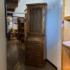 Floral 3-Drawer Secretary Desk Hutch