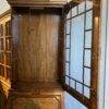 Floral 3-Drawer Secretary Desk Hutch
