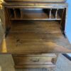 Floral 3-Drawer Secretary Desk Hutch