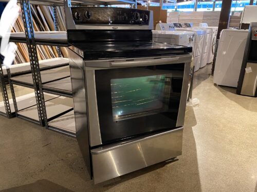 WHIRLPOOL Black & Stainless Steel Cooktop Stove