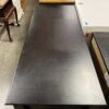 Dark Brown 4-Drawer 3 Shelf Console Table