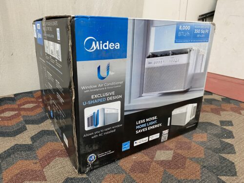 NEW! MIDEA Smart Window AC Unit Model #MAW08V1QWT