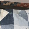 Wooden Day Bed w/ Blue & Green Accent Pillows