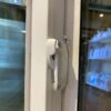 Large Square White Sliding Window