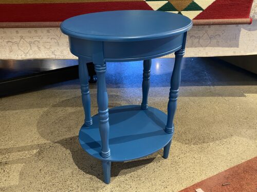 Ocean Blue 2-Tier Accent Table