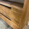 CRATE & BARREL Linea II Aged Wood Four Drawer Console Dresser