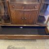 ROCKFORD Vintage Double Curved Display Shelf Cabinet