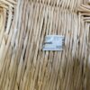 IKEA Granas Modern Black Metal and Wicker Dining Chairs (4)