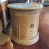 Round Marble Top Shelf Storage Side Table