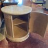 Round Marble Top Shelf Storage Side Table
