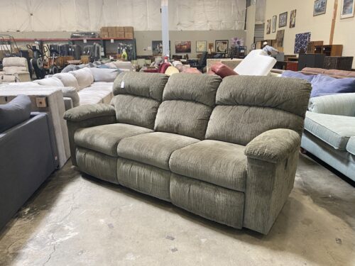 LA-Z-BOY Mossy Green Double Manual Recliner