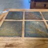 SUNNY DESIGNS Sedona Wood and Slate Coffee Table