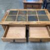 SUNNY DESIGNS Sedona Wood and Slate Coffee Table