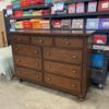 ASHLEY Porter Dark Wood 9 Drawer Dresser