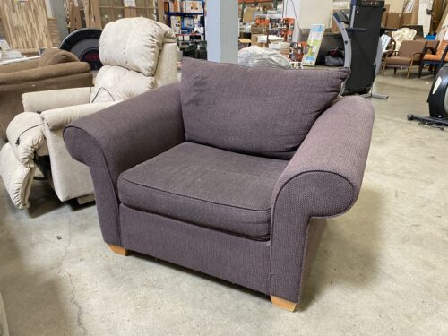 SIMPLE DESIGN Dusty Purple Sock Arm Club Chair