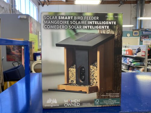 NEW! EVERGREEN Bird Feeder with Solar Powered Camera