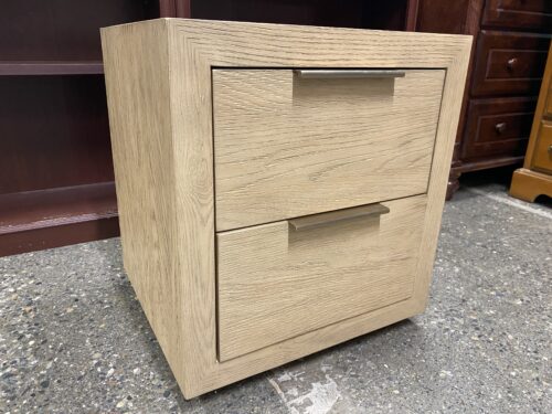 RESTORATION HARDWARE Montecito Closed Nightstand (Stuck Drawer)