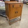Vintage Nightstand with Elegant Twist Legs