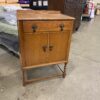 Vintage Nightstand with Elegant Twist Legs