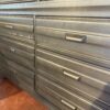 Grey Black Eight Drawer Dresser