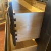 Grey Black Eight Drawer Dresser