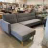 GOLD SPARROW  Grey Sonoma Convertible Sofa Bed Sectional