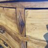 Rustic Bow Front Six Drawer Dresser