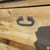 Rustic Bow Front Six Drawer Dresser