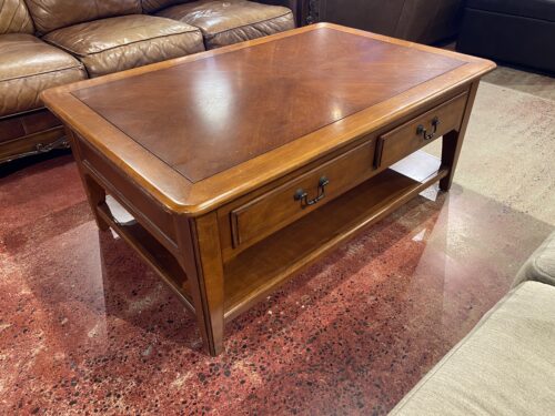 Classic Two Drawer Coffee Table