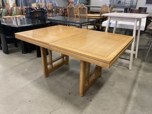 Light Wood Mission Style Dining Table
