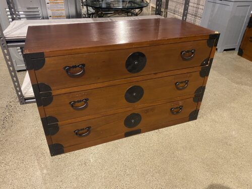 Japanese Tansu Chest with Three Drawers
