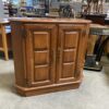 Cherry Wood Cabinet with Paneled Doors